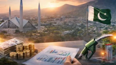Islamabad skyline with Pakistan flag and economy icons for Pakistan current affairs what’s changing and what it means in 2026.